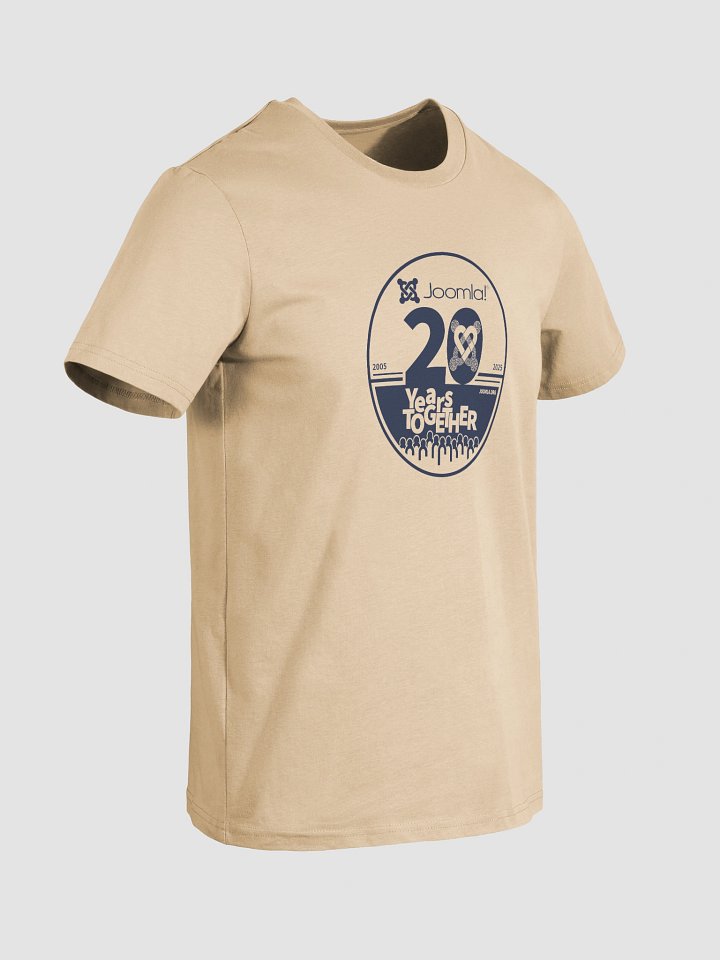Joomla 20th Anniversary Edition<br /> — Unisex Organic Cotton / Navy — product image (2)