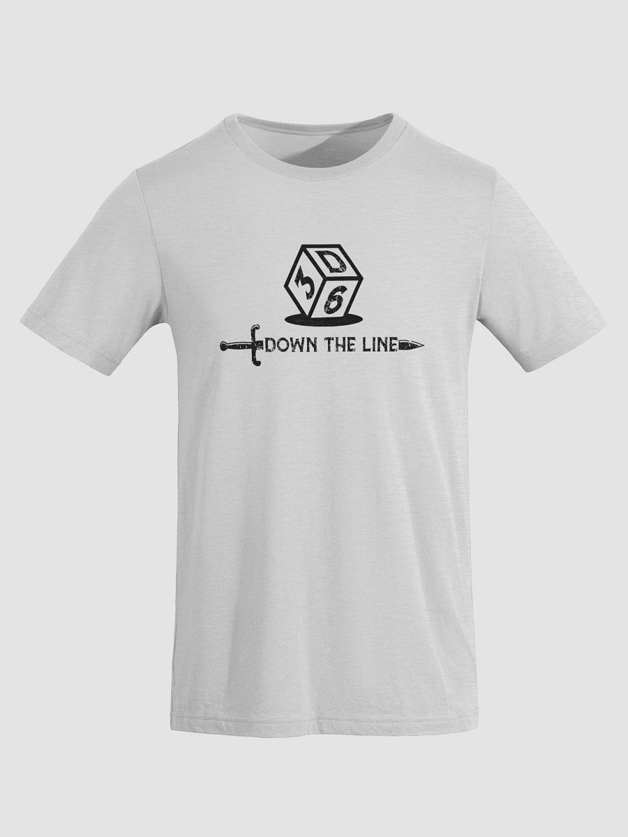 3d6DTL Horizontal Logo on Light Triblend T-Shirt product image (38)