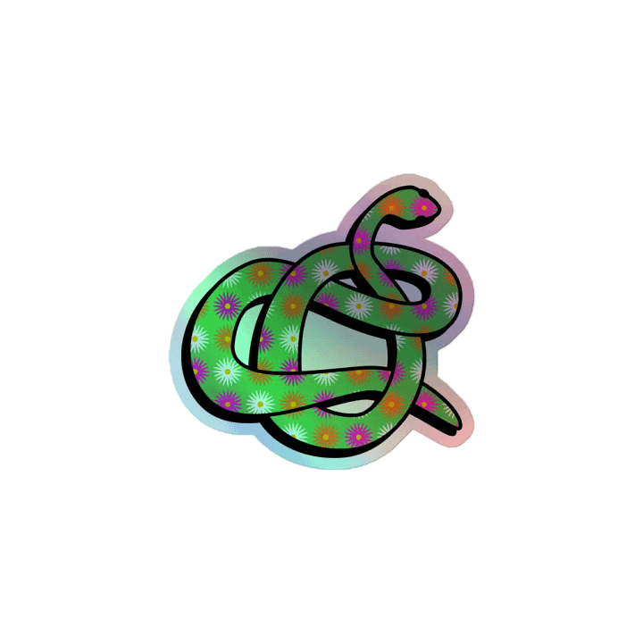 Snake Loop Holo Sticker product image (1)