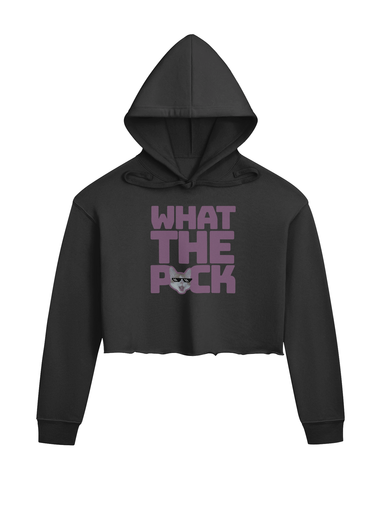 What The Puck Cropped Hoodie! product image (1)