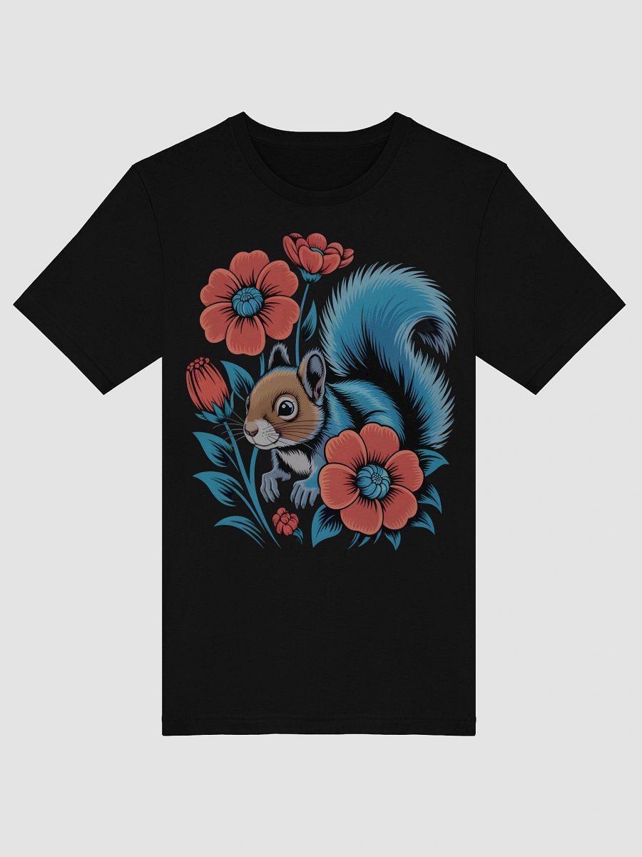 Whimsical Squirrel & Floral Fantasy T-Shirt product image (27)