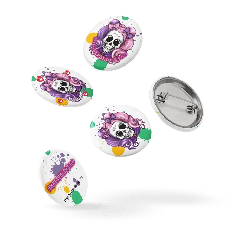 Moonlit Skull Pigtails Pin Set product image (14)