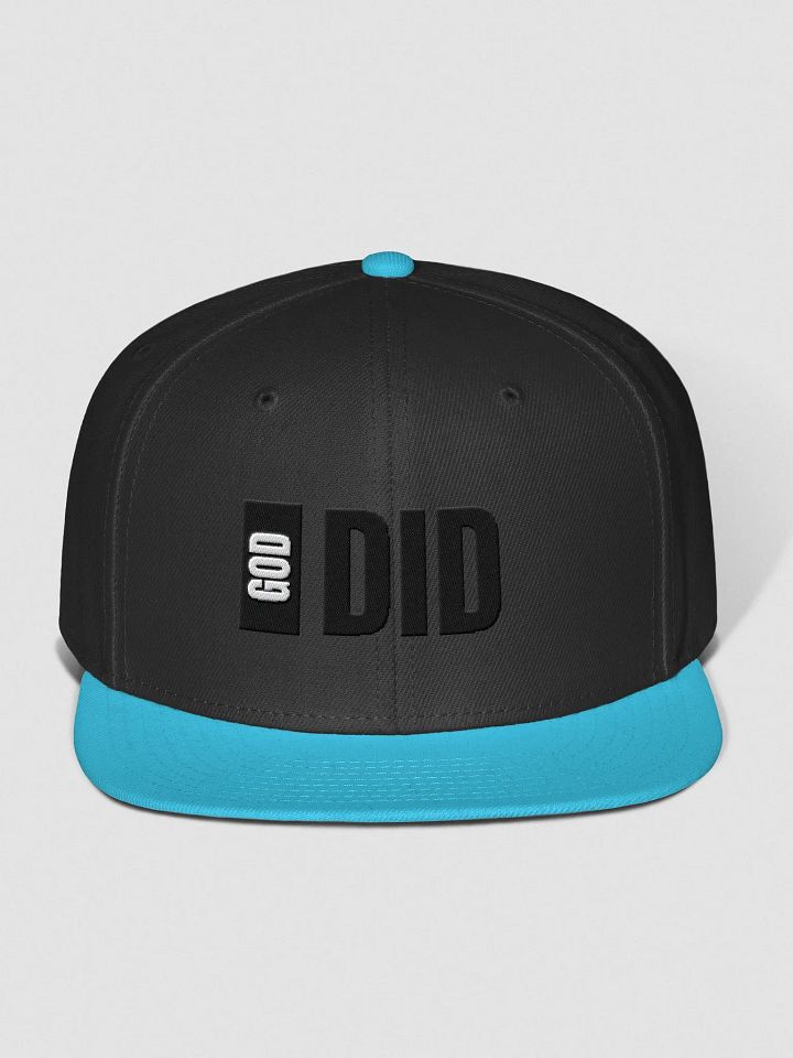God did snapback (black letters) product image (1)