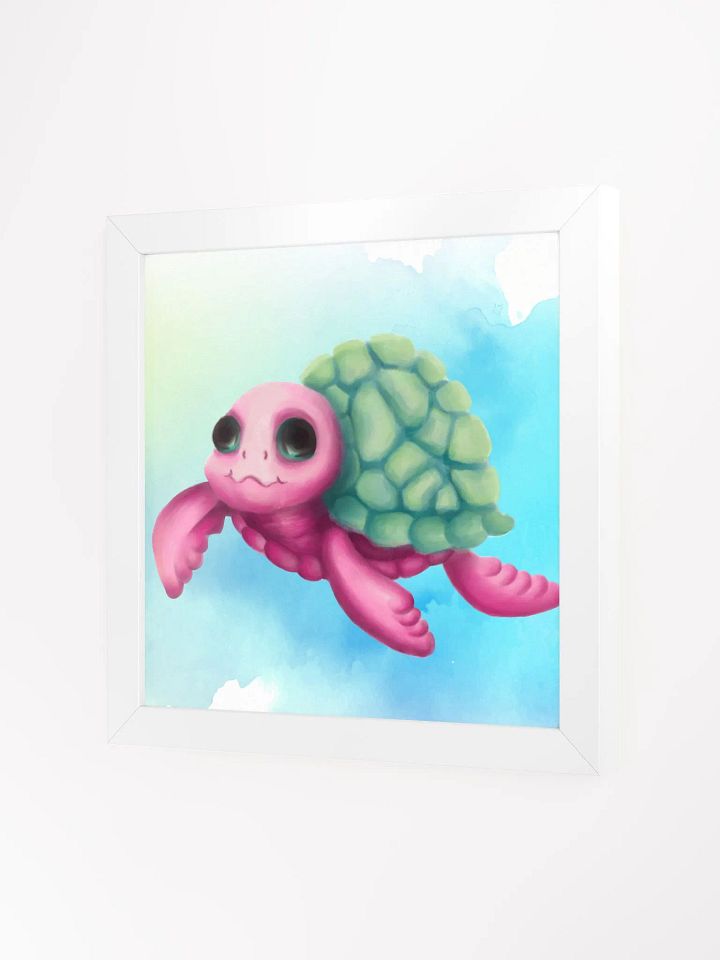 Sea Turtle Cutie Framed Print product image (18)
