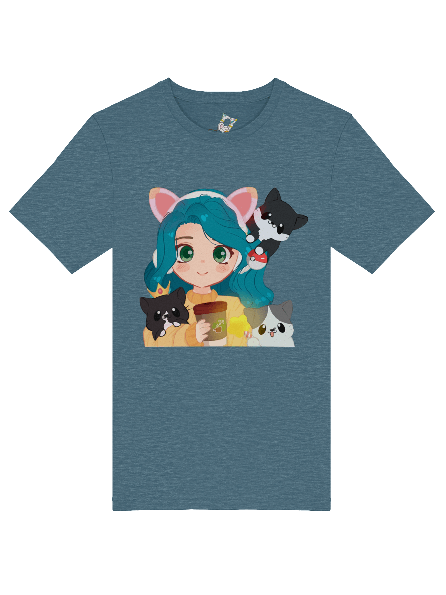 Al & Kitties Tee Blue product image (55)