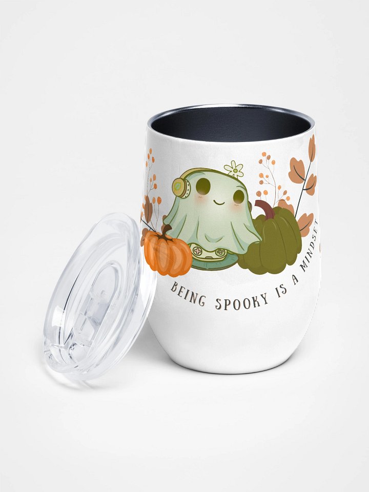 Bring Spooky Is a Mindset Wine Tumbler product image (2)
