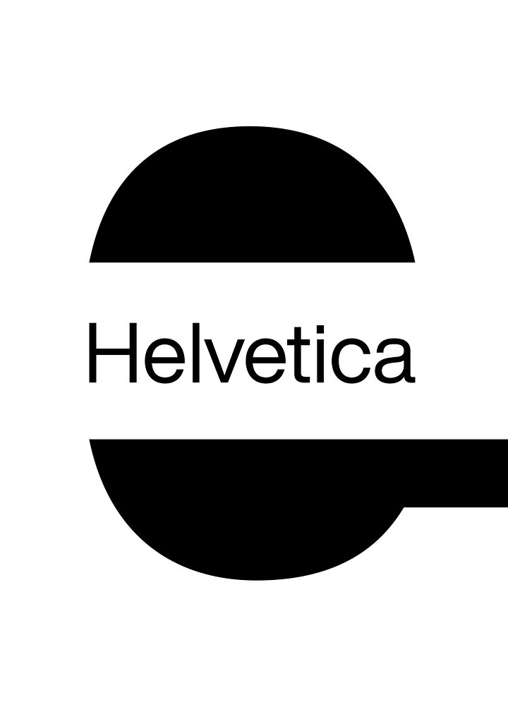 Helvetica E Poster product image (1)