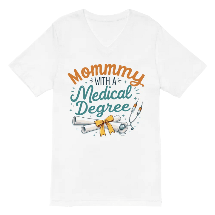 Mommy with a Medical Degree V-Neck Tee product image (6)