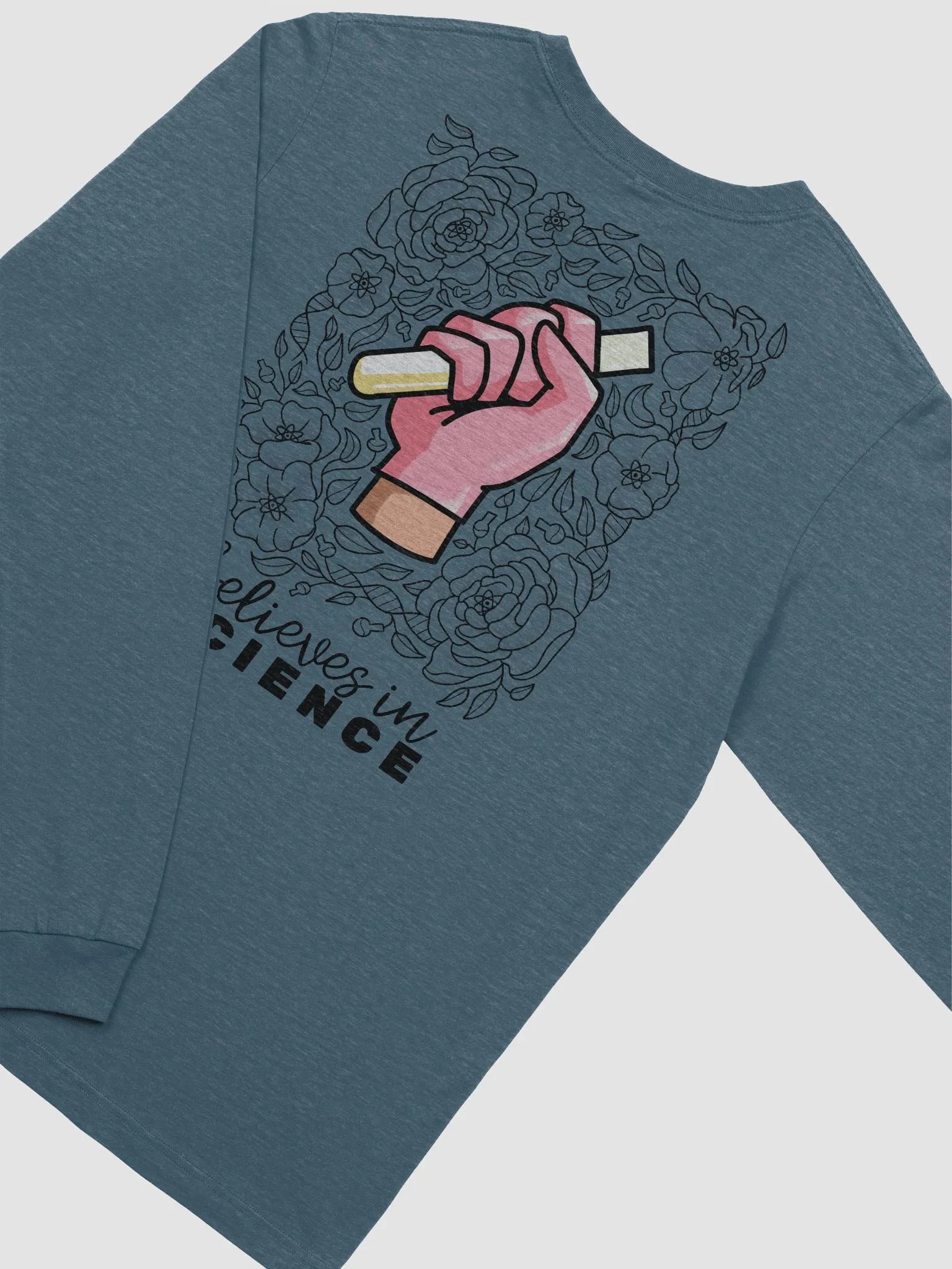 believes in science (long tee) product image (4)