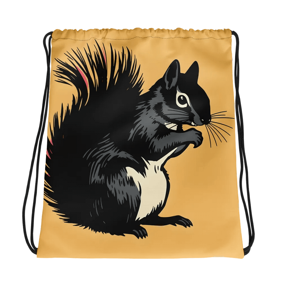 Contrast Straps All-Over Drawstring Bag product image (1)