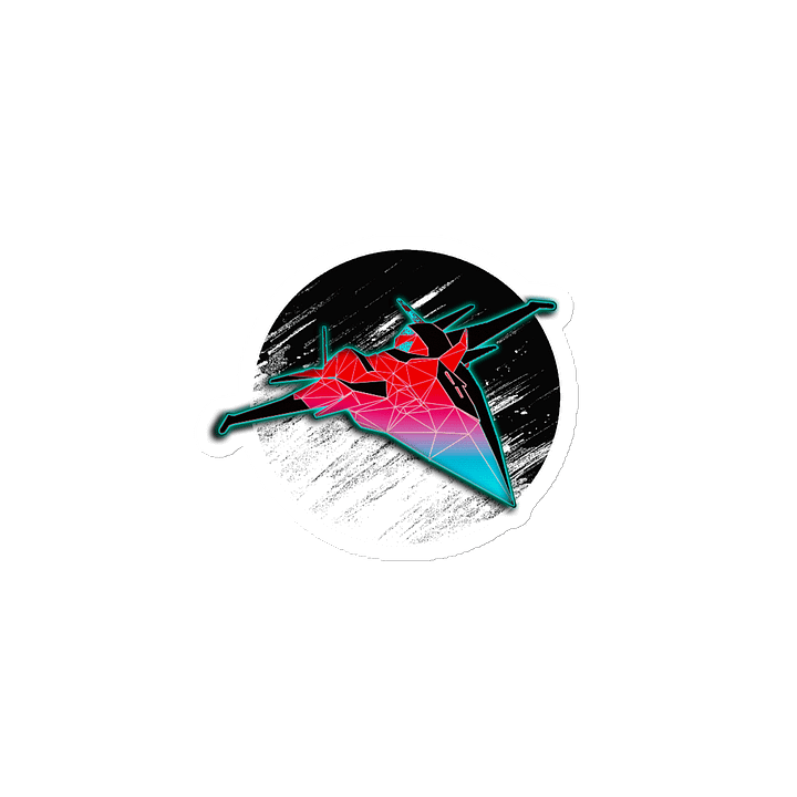 Futuristic Aircraft Die-Cut Magnets product image (2)