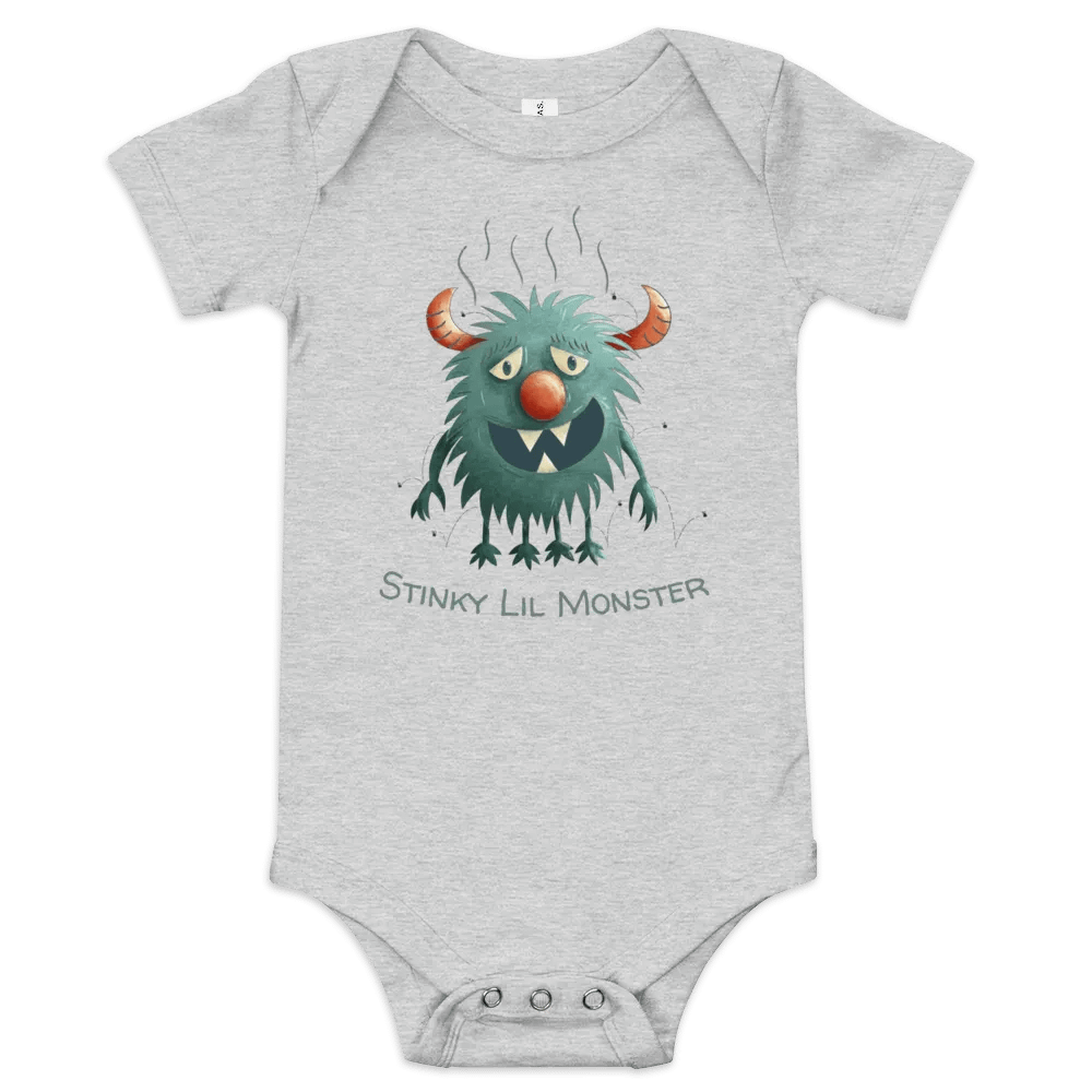 Stinky Lil Monster Onesie product image (1)