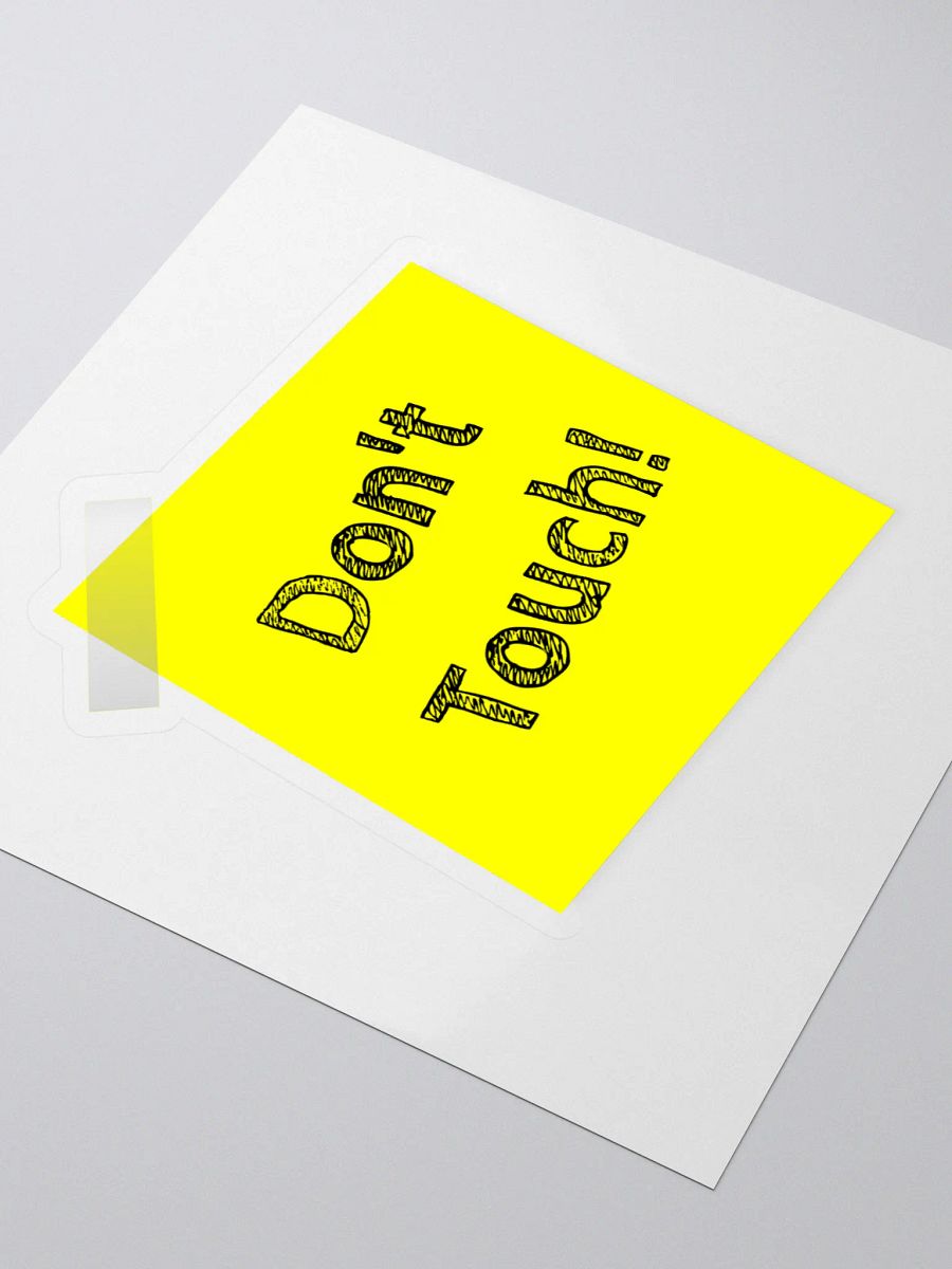 Don't Touch Edition Vinyl Sticker product image (3)