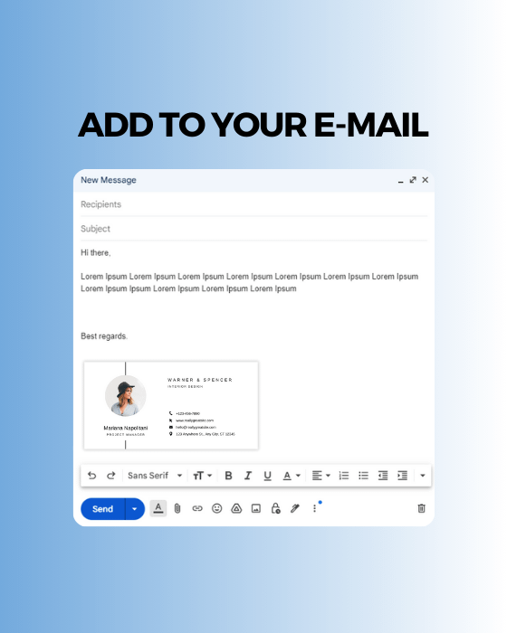Beige Modern Minimalist Business Email Signature product image (3)