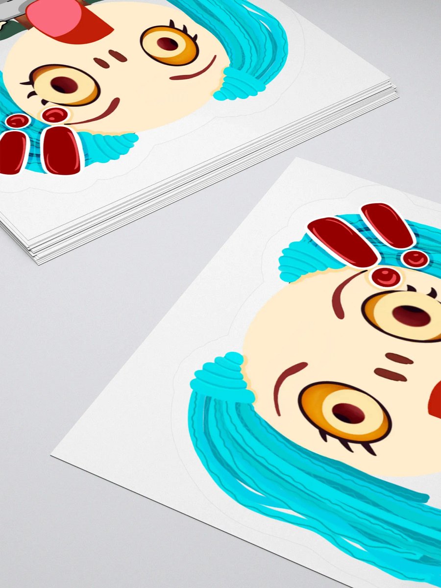 Miss Crazy Shock Sticker product image (11)