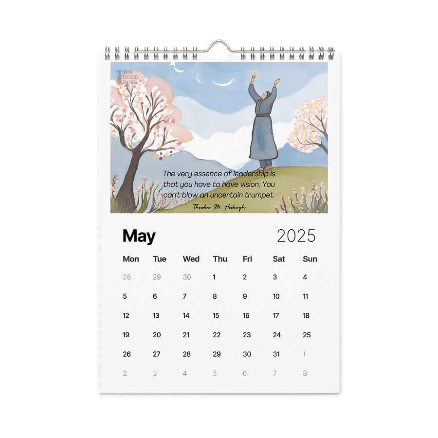 2025 Leadership Inspiration Calendar (Watercolor) product image (10)