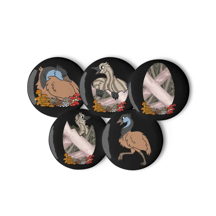 RAWR Earthen Pins - Large Black product image (1)