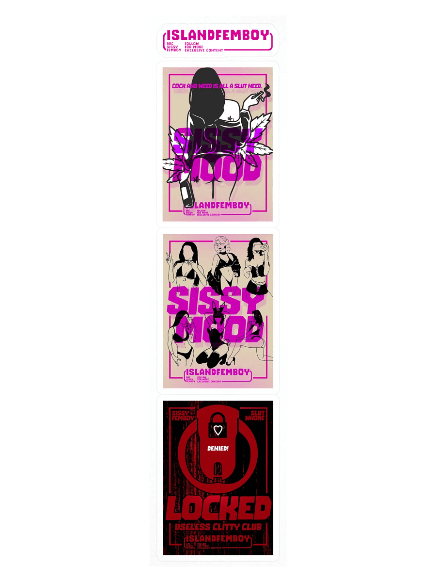 ISLANDFEMBOY : Sissy Sticker Pack : Femboy : Twink product image (4)