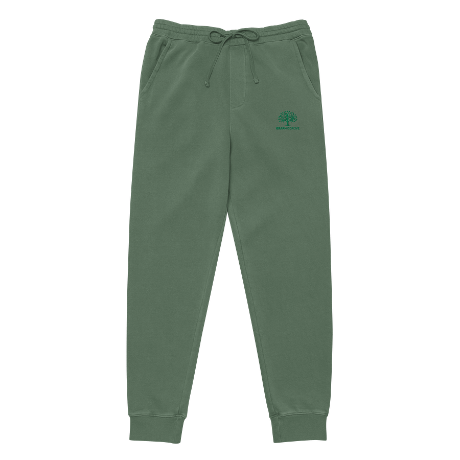 TDS Music Pigment Dyed Joggers - Graphic Grove Tree Design product image (2)