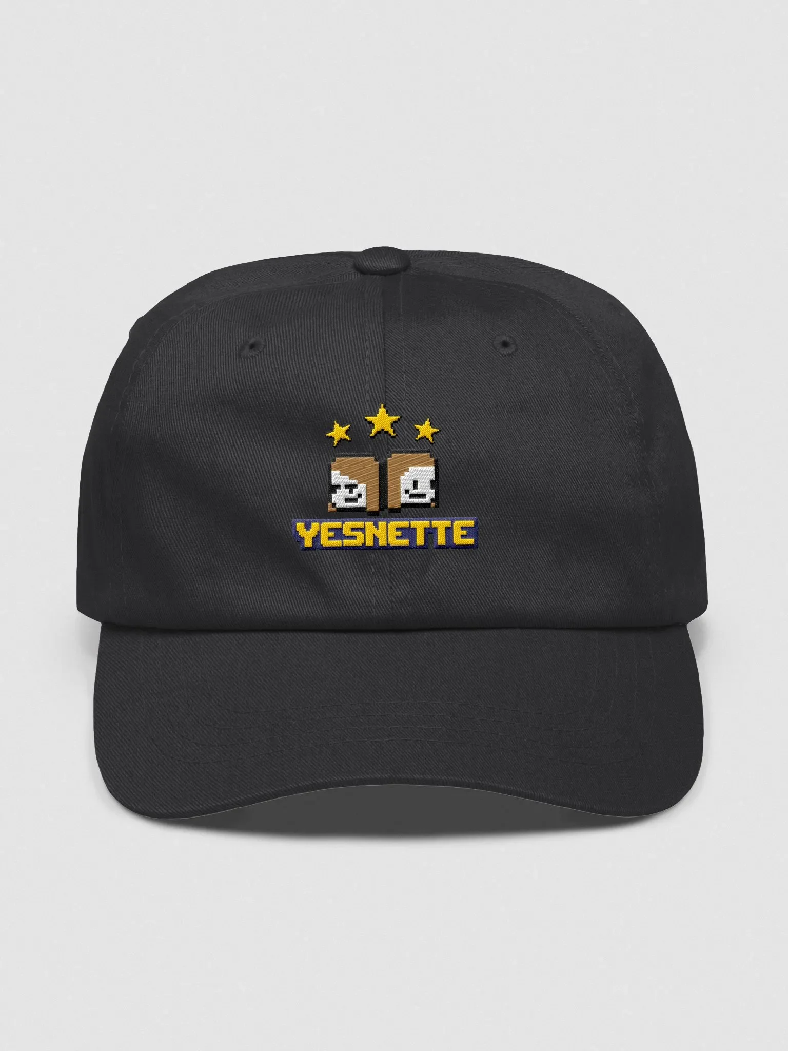 Pixelated Split Face Dad Hat product image (1)