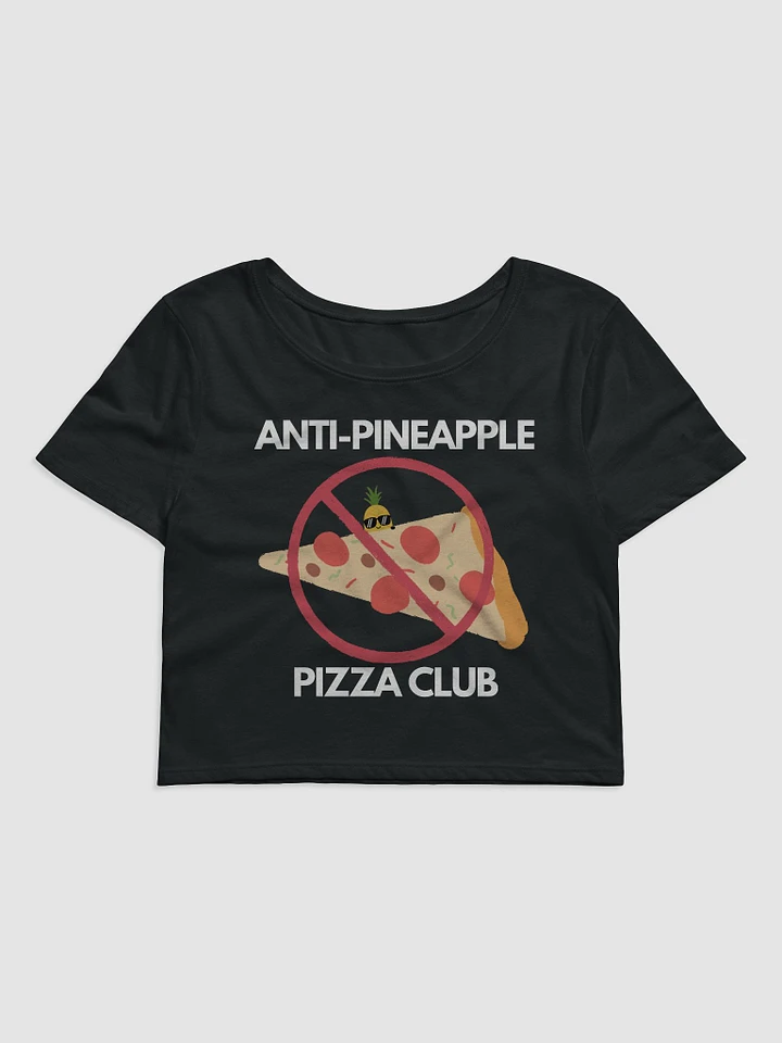 Anti Pineapple Pizza White Lettering Cut Off Tee product image (1)