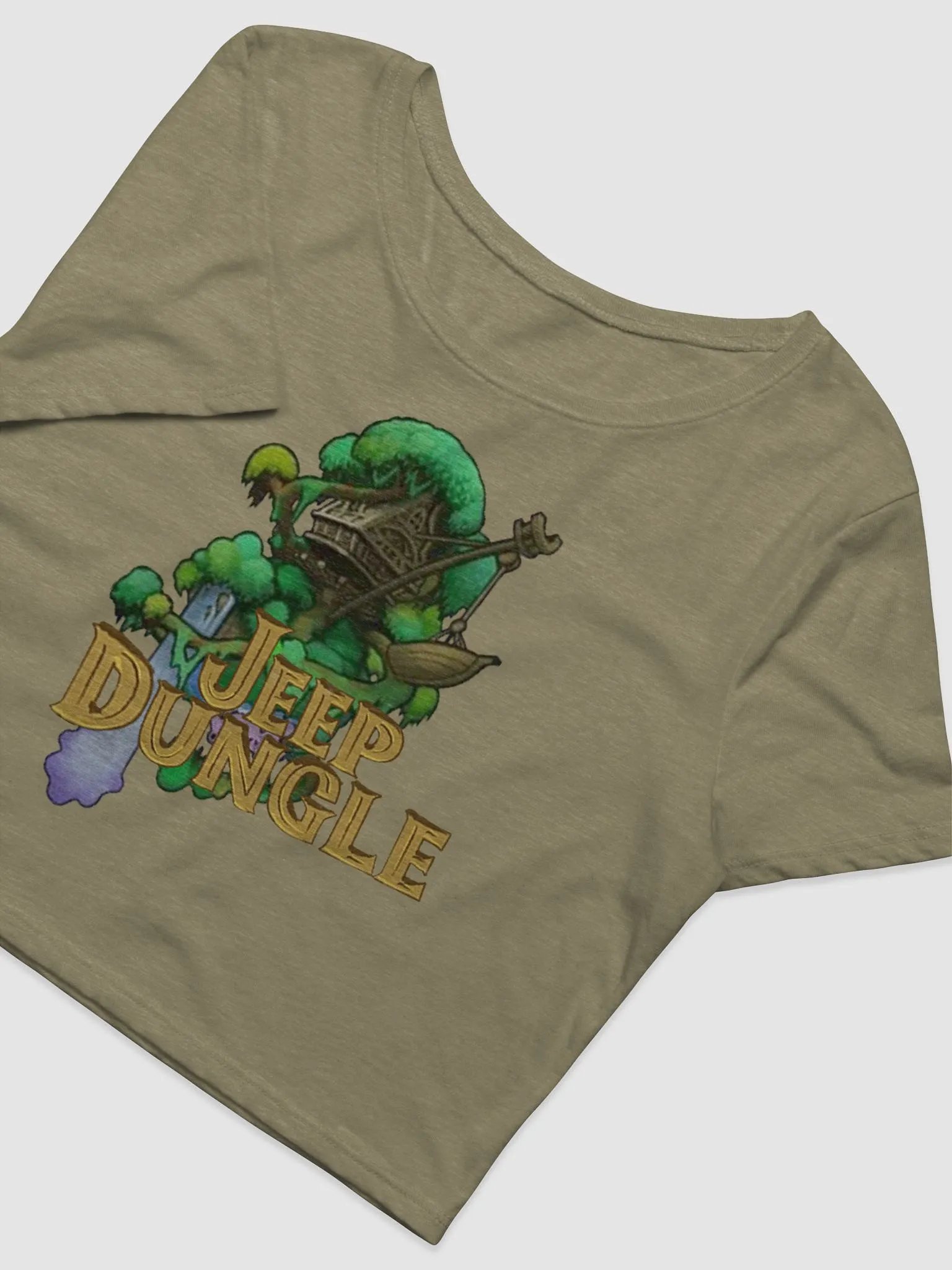 Jeep Dungle Short Sleeve Crop T-Shirt product image (2)