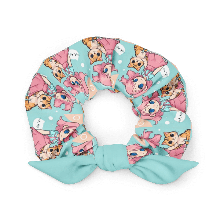 Whimsical Pink Hair Scrunchie product image (1)