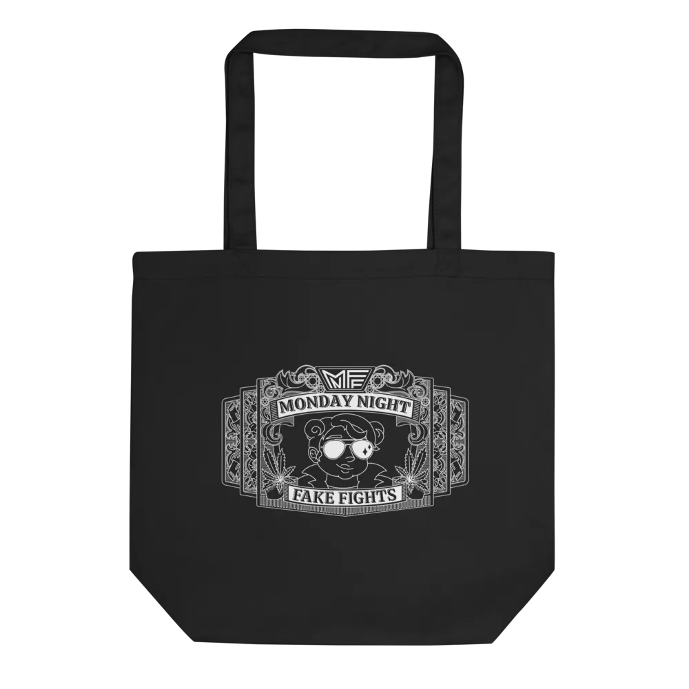 MNFF Championship Belt White Line Black Tote Bag product image (1)