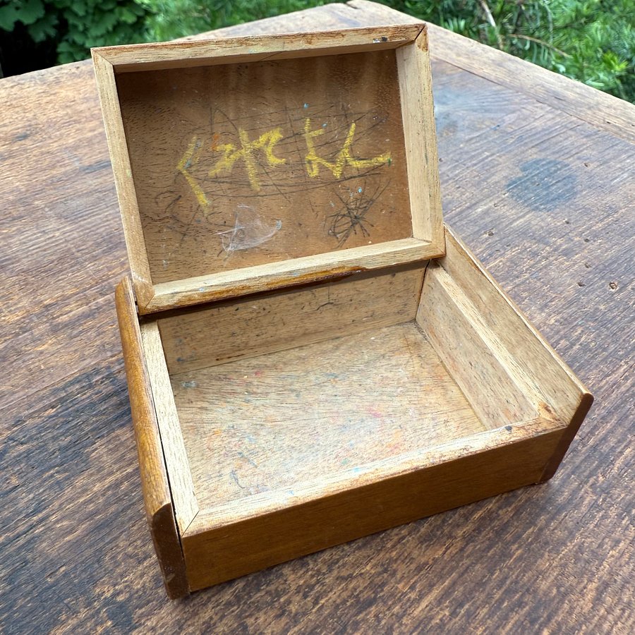 🎎 Vintage Japanese Wooden Crayon Box – Mid Showa Era – Japan Antique Roadshow product image (8)