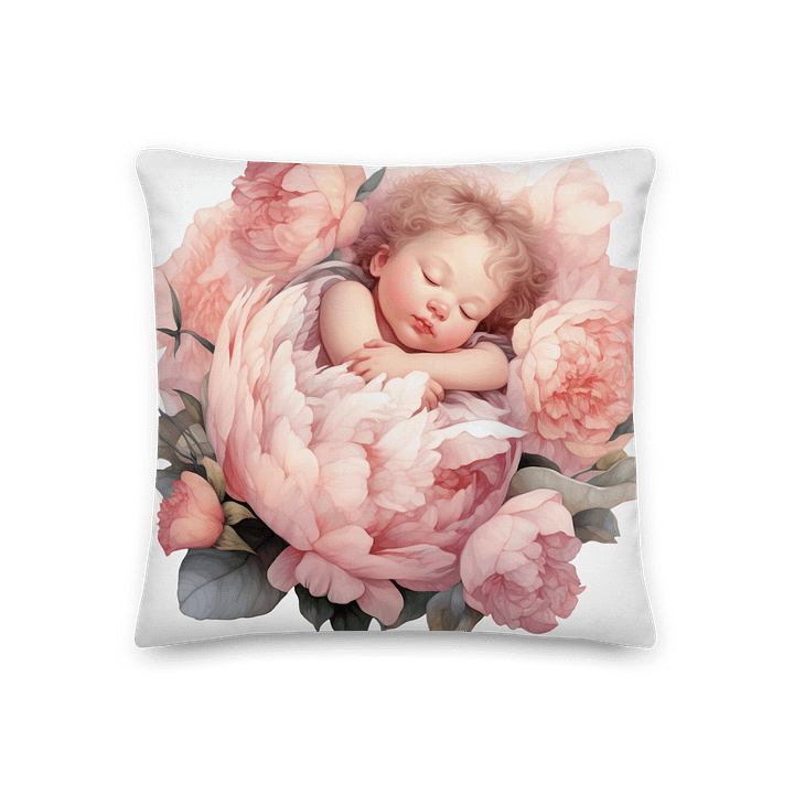 Baby Peony Angel Cushion product image (3)