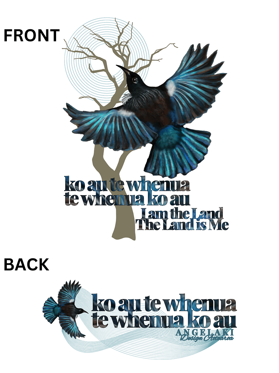 Unisex Tui in Flight - ko au te whenua Decolonisation Aotearoa Tee product image (5)