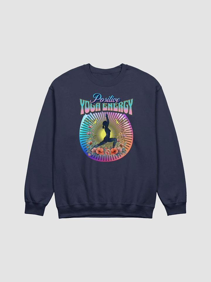 Positive Yoga Energy Relaxed Comfort Crewneck Sweatshirt product image (13)