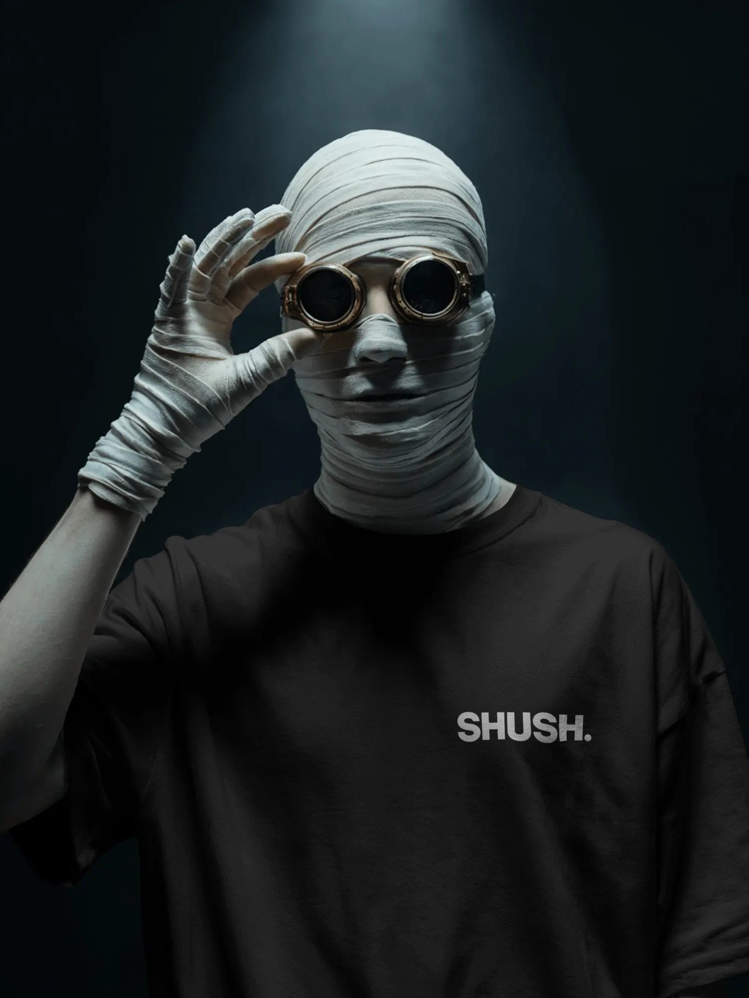 SHUSH. Classic Tee – Black product image (4)