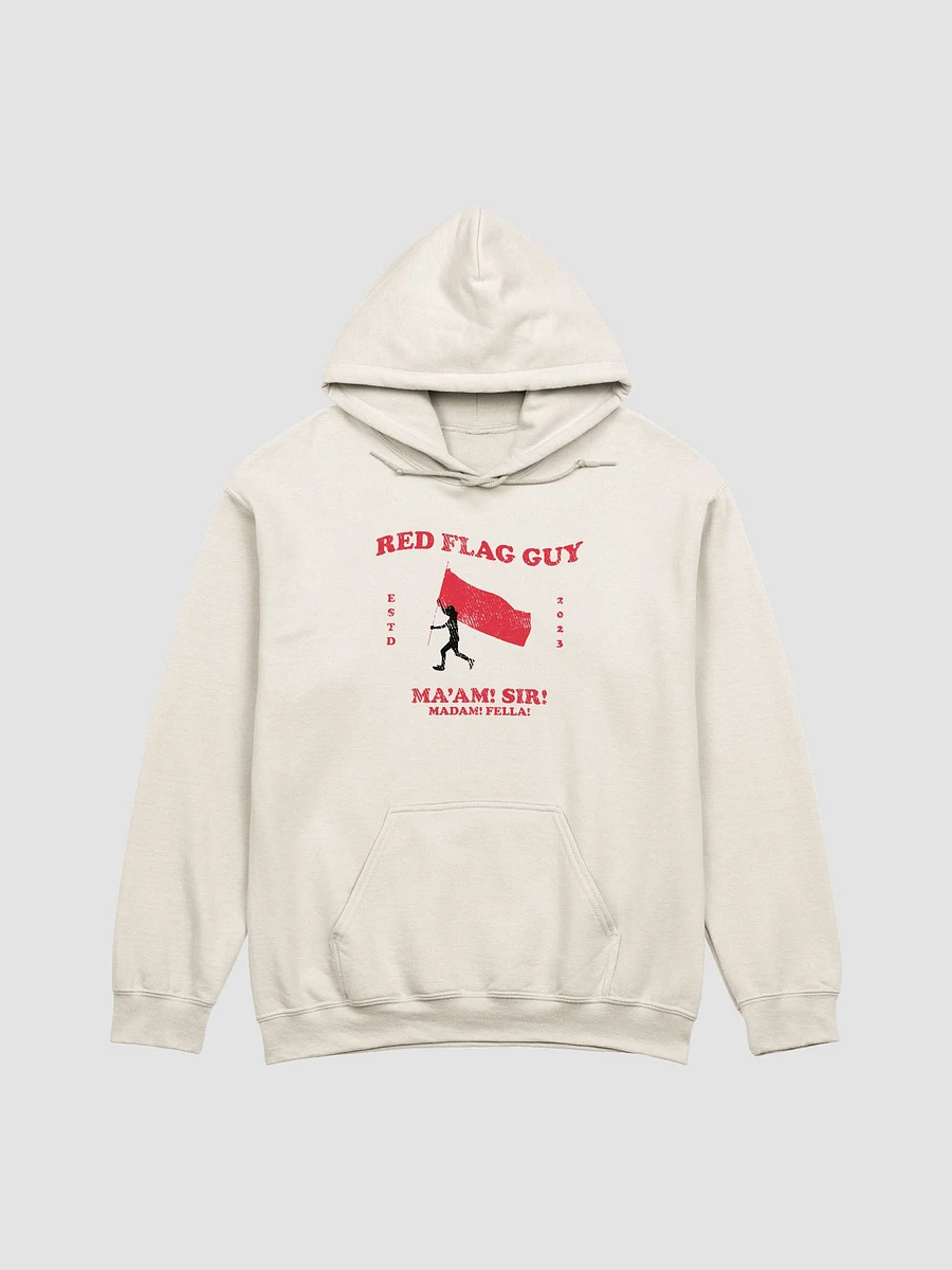 Red Flag Guy Distressed Unisex Hoodie product image (1)