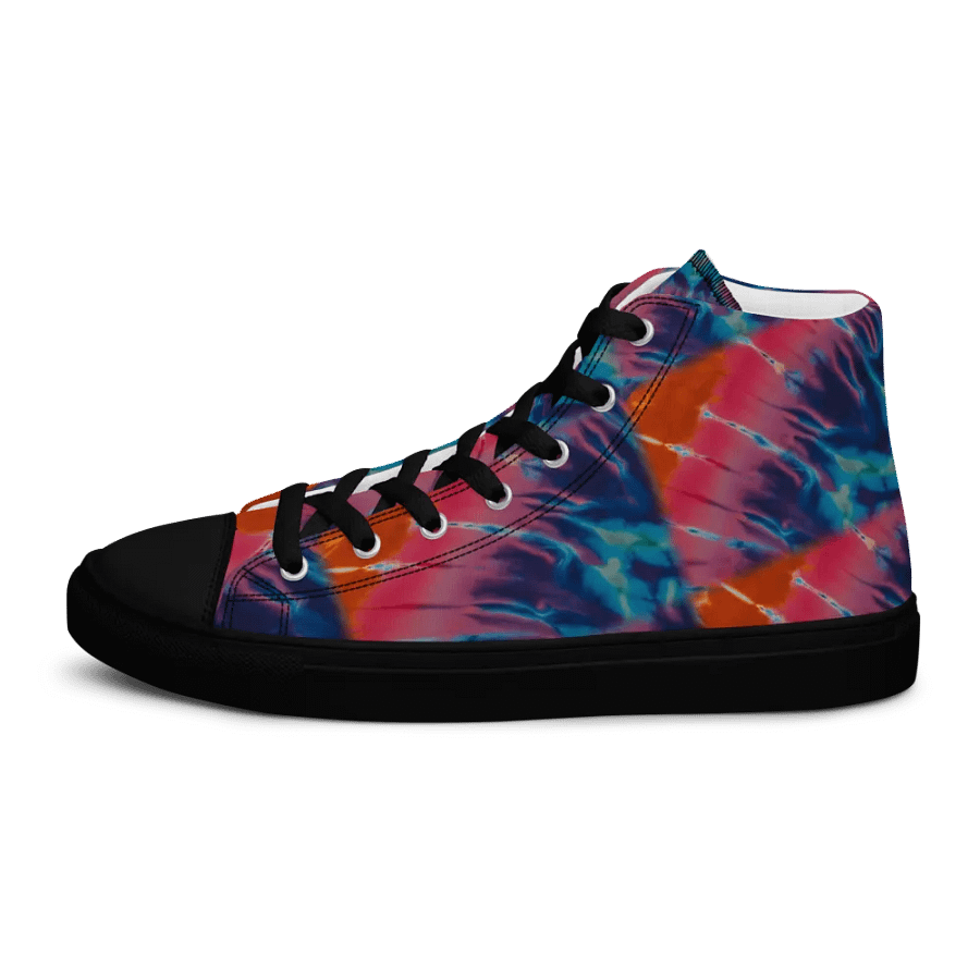 Tie-Dye High Top Canvas Shoes product image (9)