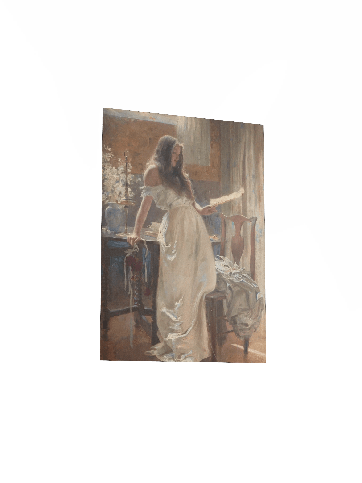 "Go Lovely Rose! Tell her that Wastes her Time and Mine" by Herbert James Draper Poster product image (2)