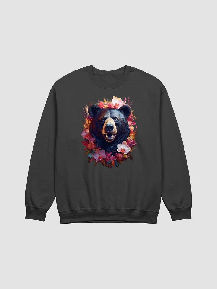 Floral Crown Bear Crewneck Sweatshirt product image (4)