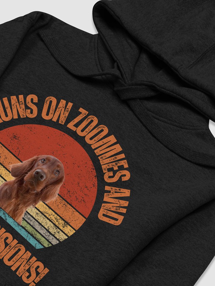 Zoomies & Poor Decisions Irish Setter Unisex Hoodie product image (2)