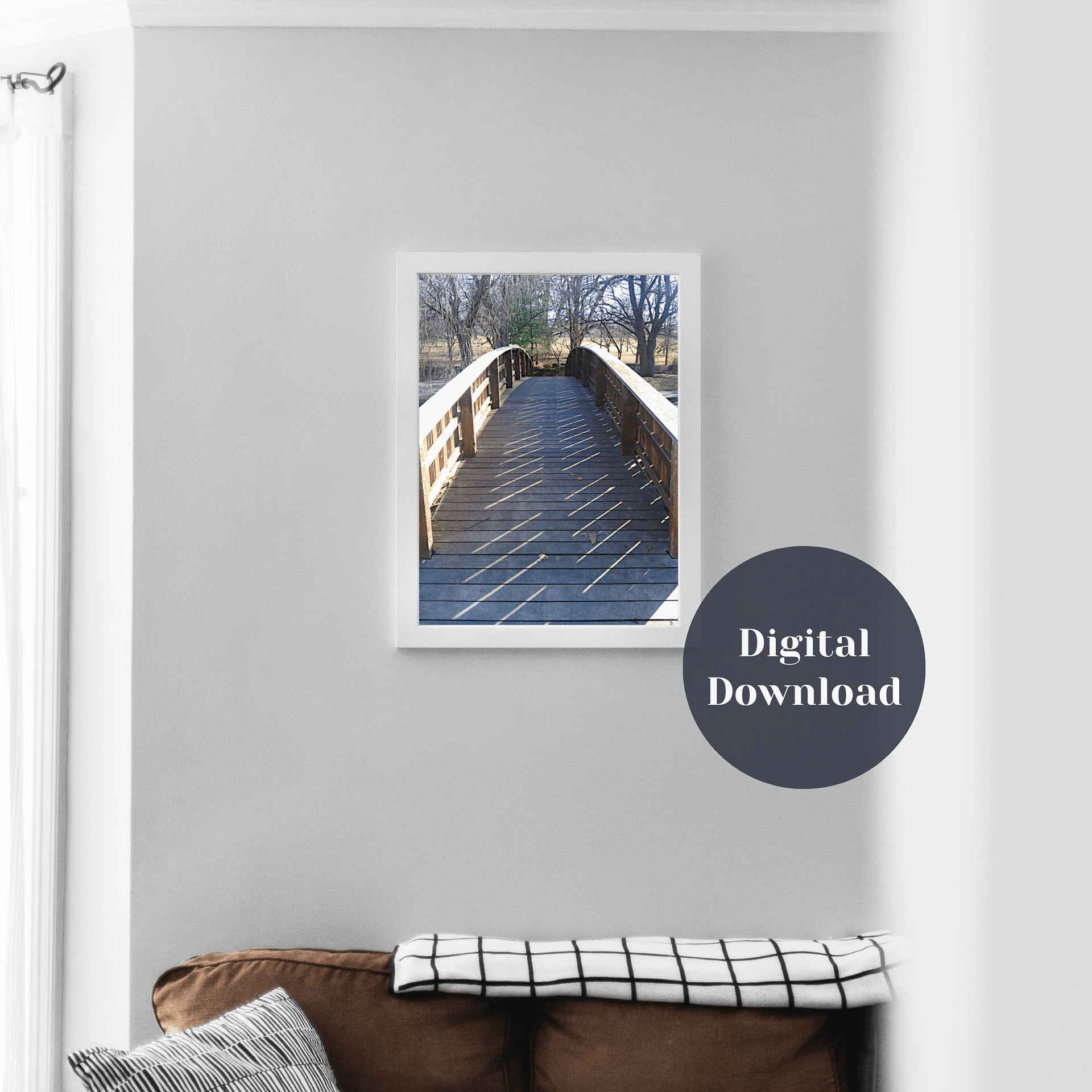 Tranquil Park Bridge Photographic Print product image (2)