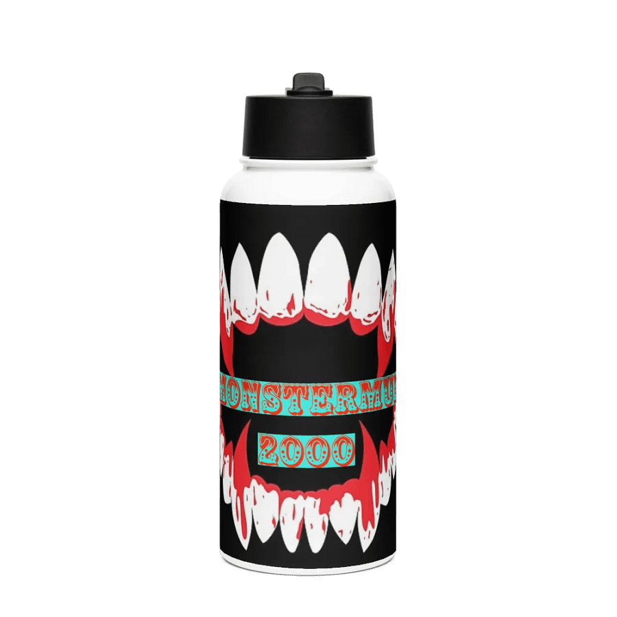 MONSTERMUNCH WATER BOTTLE WITH STRAW LID product image (1)