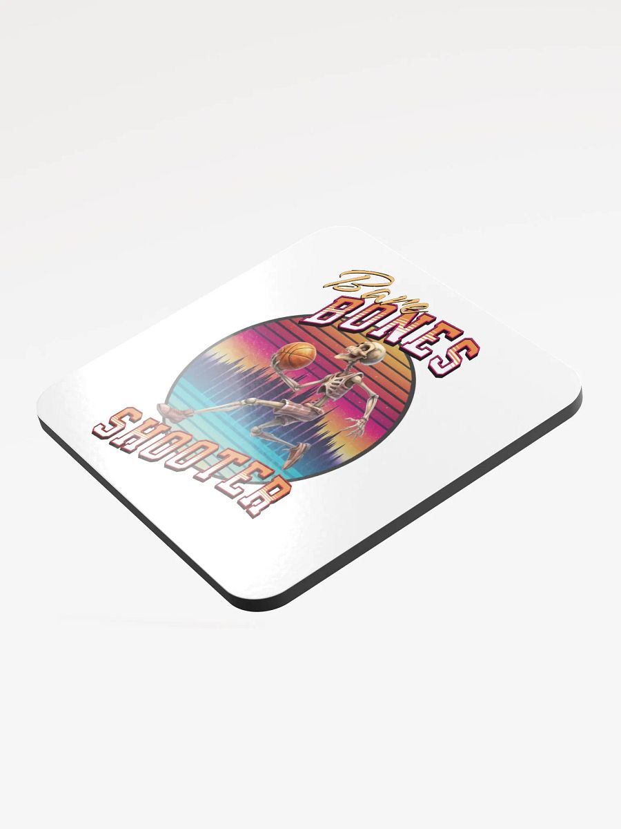 Bare Bones Shooter Sunset Slam Dunk Cork Coaster product image (3)