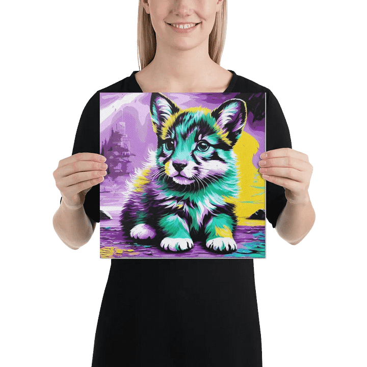 Cute Cat Digital Painting - v1 product image (2)