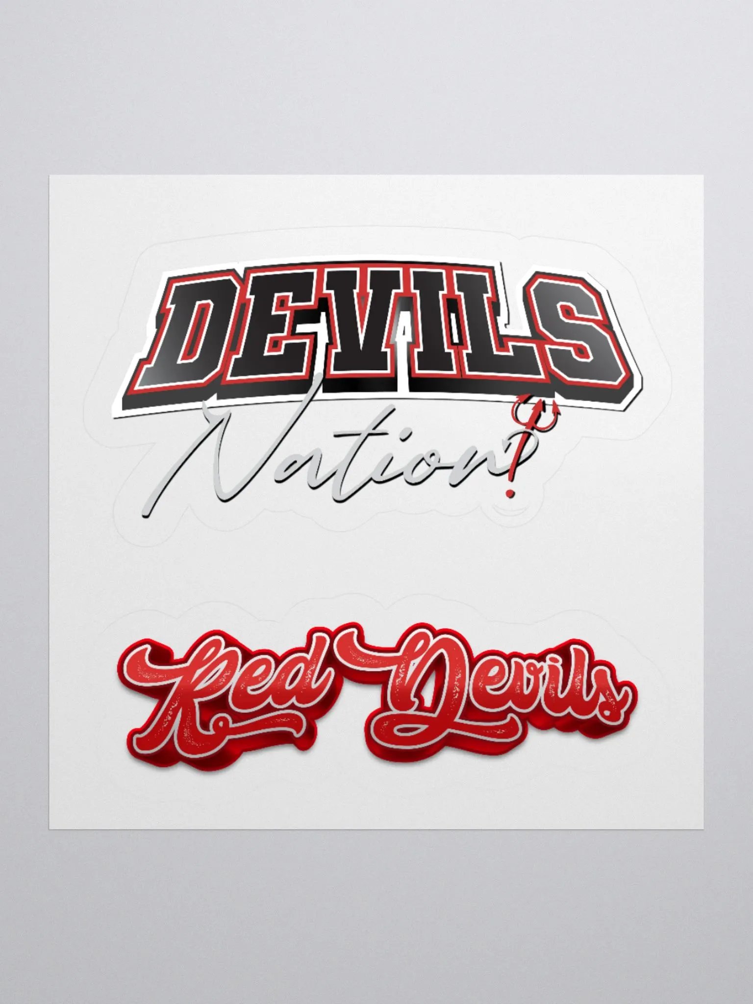 Devils Nation Varsity - Die Cut Sticker product image (1)