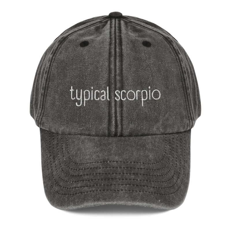 Typical Scorpio Vintage Wash Dad Hat product image (1)