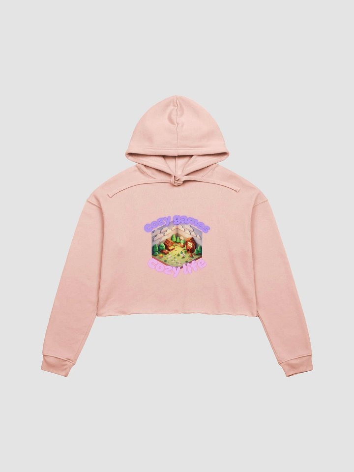 Cozy games, cozy life crop hoodie product image (17)