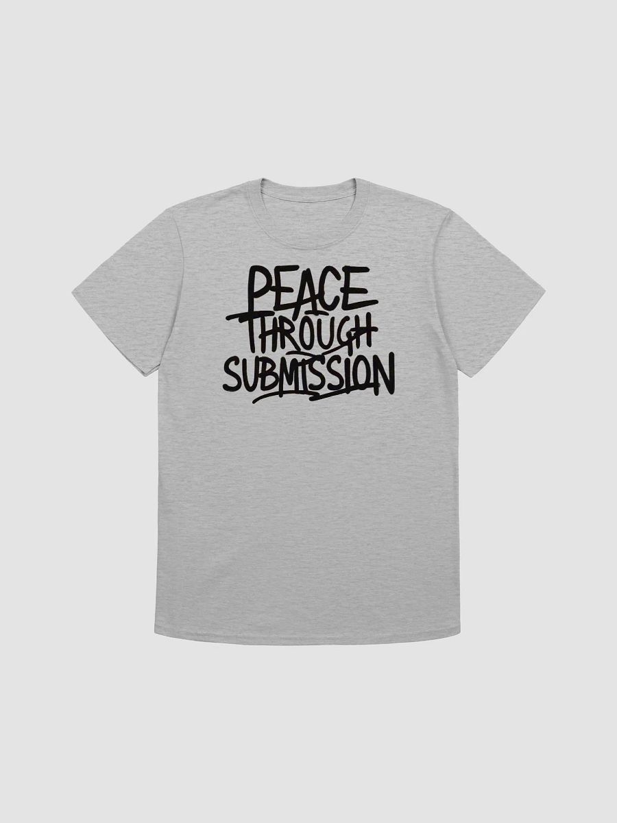 Peace Through Submission - Tranquil and Inspiring Graphic Tee product image (1)