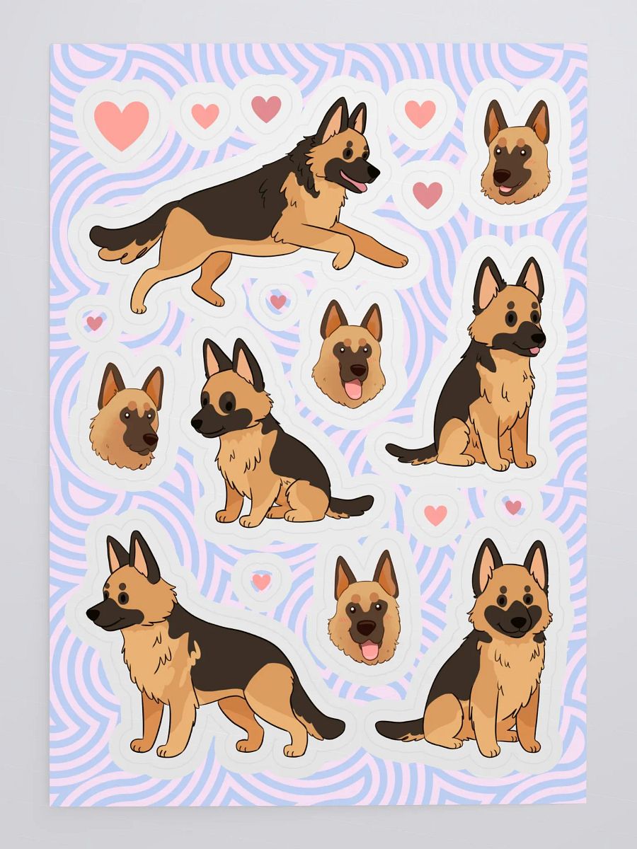 German Shepherd Dog Sticker Sheet product image (4)