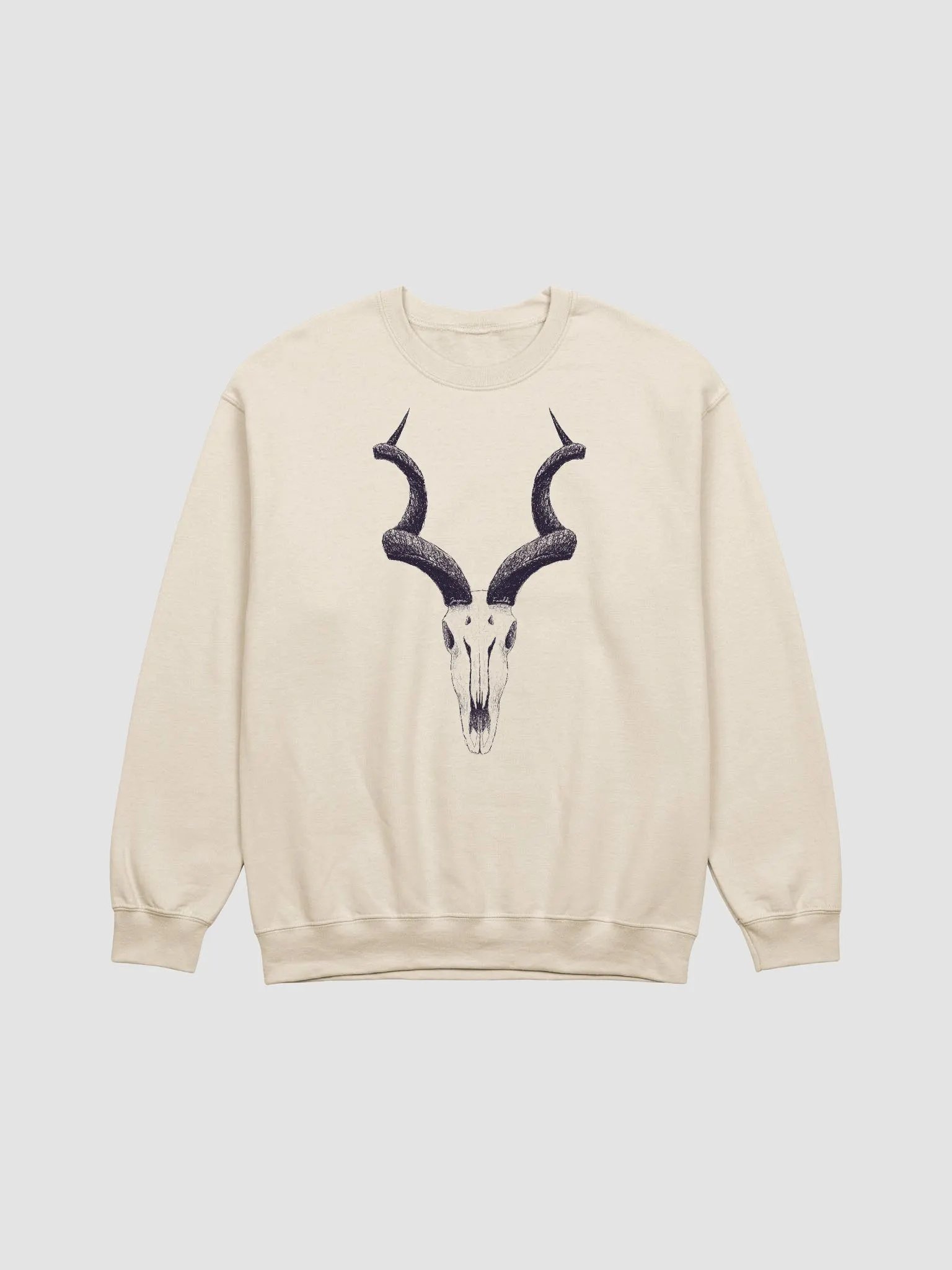 Dark Kudu Skull Unisex Sweatshirt product image (1)