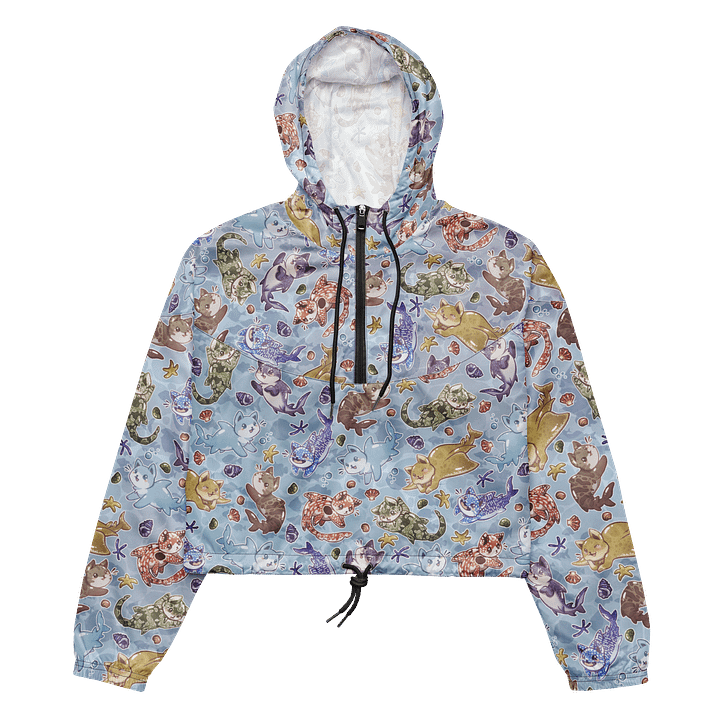 CATSHARK - women's cropped windbreaker product image (2)