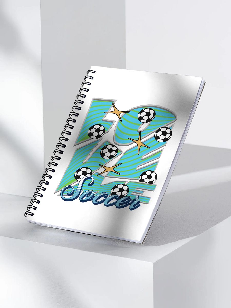 Love Me Soccer Spiral Notebook product image (3)